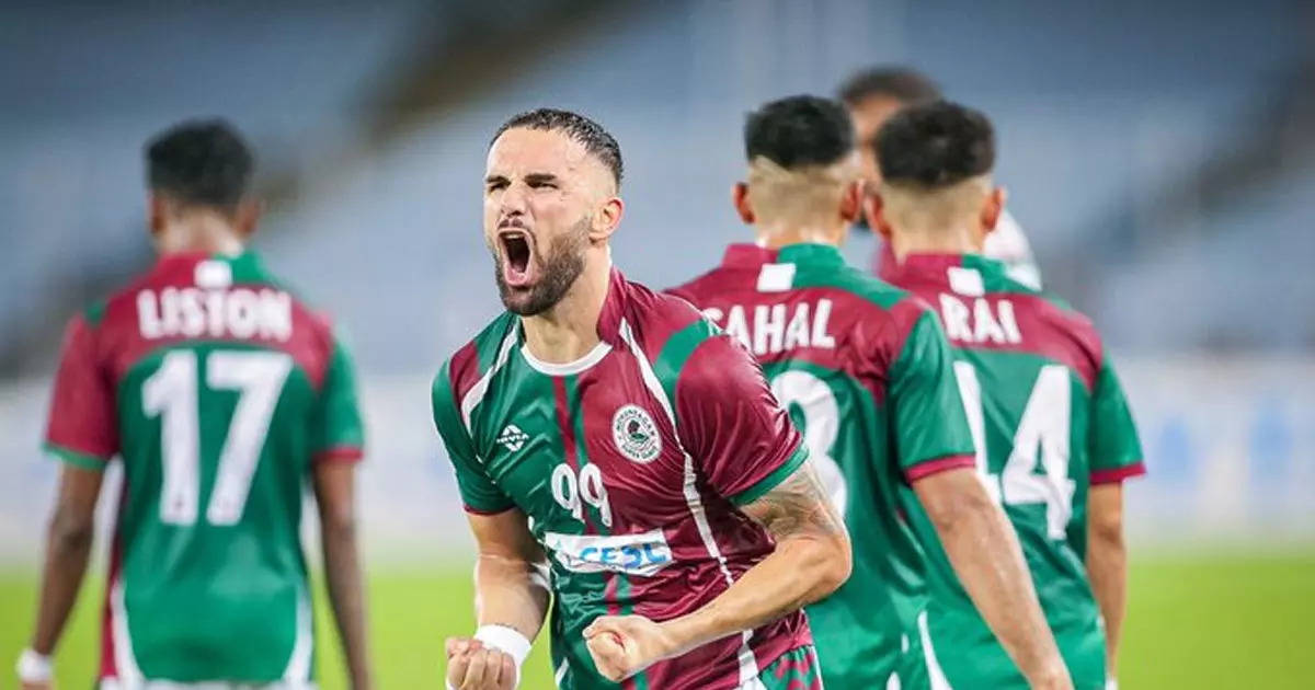 Mohun Bagan Supergiants defeated Abahani Dhaka 3-1 in the AFC Cup South Zone playoffs. Mohun Bagan Supergiants defeated Abahani Dhaka 3-1 in the AFC Cup South Zone playoffs.
