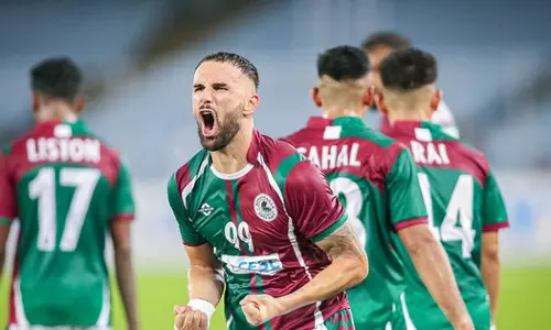 Mohun Bagan Supergiants defeated Abahani Dhaka 3-1 in the AFC Cup South Zone playoffs.
