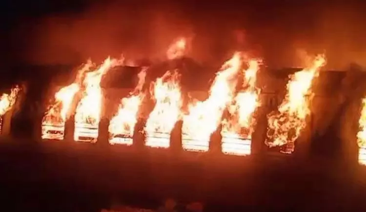 Madurai Train Fire Madurai Train Fire