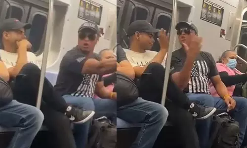 Man Knocks Out Passenger Who Fell Asleep On His Shoulder In New York Train