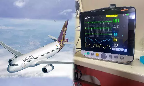 Bangalore to Delhi Vistara flight,emergency,2-year-old stops breathing on Delhi-bound Vistara flight. what happened next,വിസ്താര വിമാനം, രണ്ടുവയസുകാരിയെ രക്ഷിച്ച് ഡോക്ടര്മാര്,വിമാനയാത്രക്കിടെ ശ്വാസം നിലച്ചു Bangalore to Delhi Vistara flight,emergency,2-year-old stops breathing on Delhi-bound Vistara flight. what happened next,വിസ്താര വിമാനം, രണ്ടുവയസുകാരിയെ രക്ഷിച്ച് ഡോക്ടര്മാര്,വിമാനയാത്രക്കിടെ ശ്വാസം നിലച്ചു