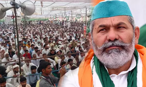 Farmers tractor rally against VHP Yatra in Nuh, Rakesh Tikait, Brij Mandal Jalabhishek Yatra in Nuh, Rakesh Tikait in farmers mahapanchayat