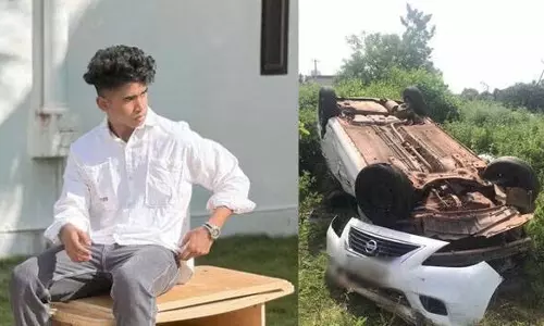 Student dies ,car accident , police chas,e kasargod, protest