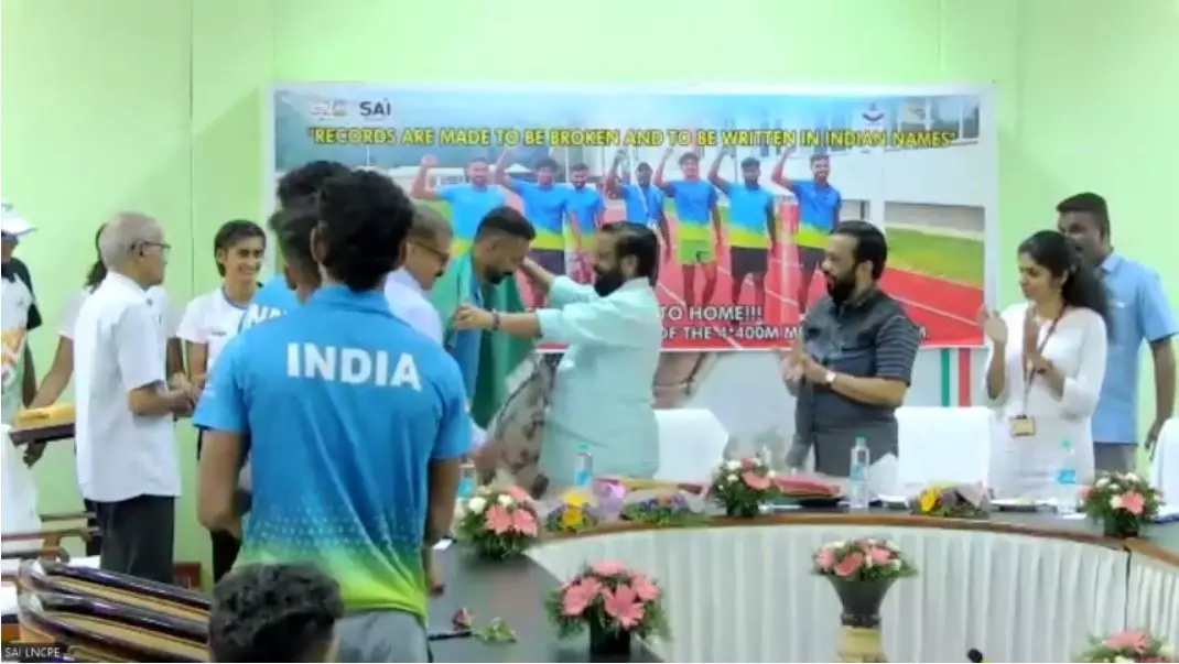 World Athletics Championships,Tribute,Indian athletes,record,mens relay