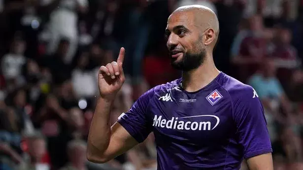 Sofyan Amrabat, Manchester United ,sign, midfielder ,Fiorentina,epl,morocco