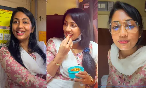 ഇഷ്ടം സിനിമയ്ക്കു വേണ്ടിയായിരുന്നു ഇതിനു മുമ്പ്; 20 വർഷത്തിന് ശേഷമുള്ള ട്രെയിൻ യാത്രാ വിശേഷങ്ങൾ പങ്കുവച്ച് നടി നവ്യാ നായർ