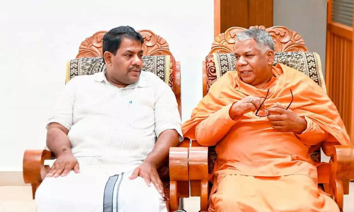 Welfare Party State President Razak Paleri visited Varkala Sivagiri Mutt, Welfare Party Welfare Party State President Razak Paleri visited Varkala Sivagiri Mutt, Welfare Party