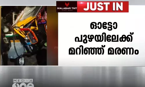 ആലപ്പുഴ മാവേലിക്കരയിൽ നിയന്ത്രണം വിട്ട ഓട്ടോ പുഴയിലേക്ക് മറിഞ്ഞ് ഒരാൾ മരിച്ചു