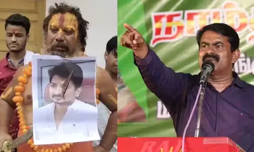 ayodhya preacher paramahamsa acharya | seemas | sanathana | udhayanithi