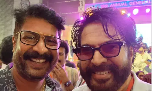 Mammootty with Irshad Mammootty with Irshad