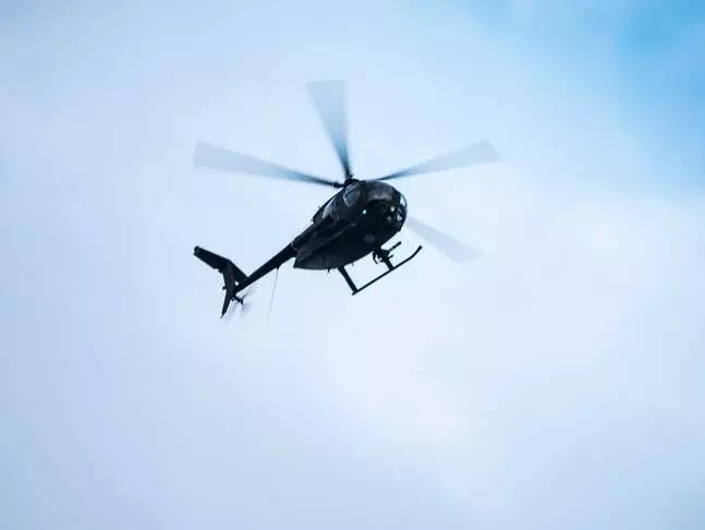 ദുബൈയിൽ ഹെലികോപ്റ്റർ  കടലിൽ തകർന്നു വീണ് രണ്ടുപേരെ കാണാതായി