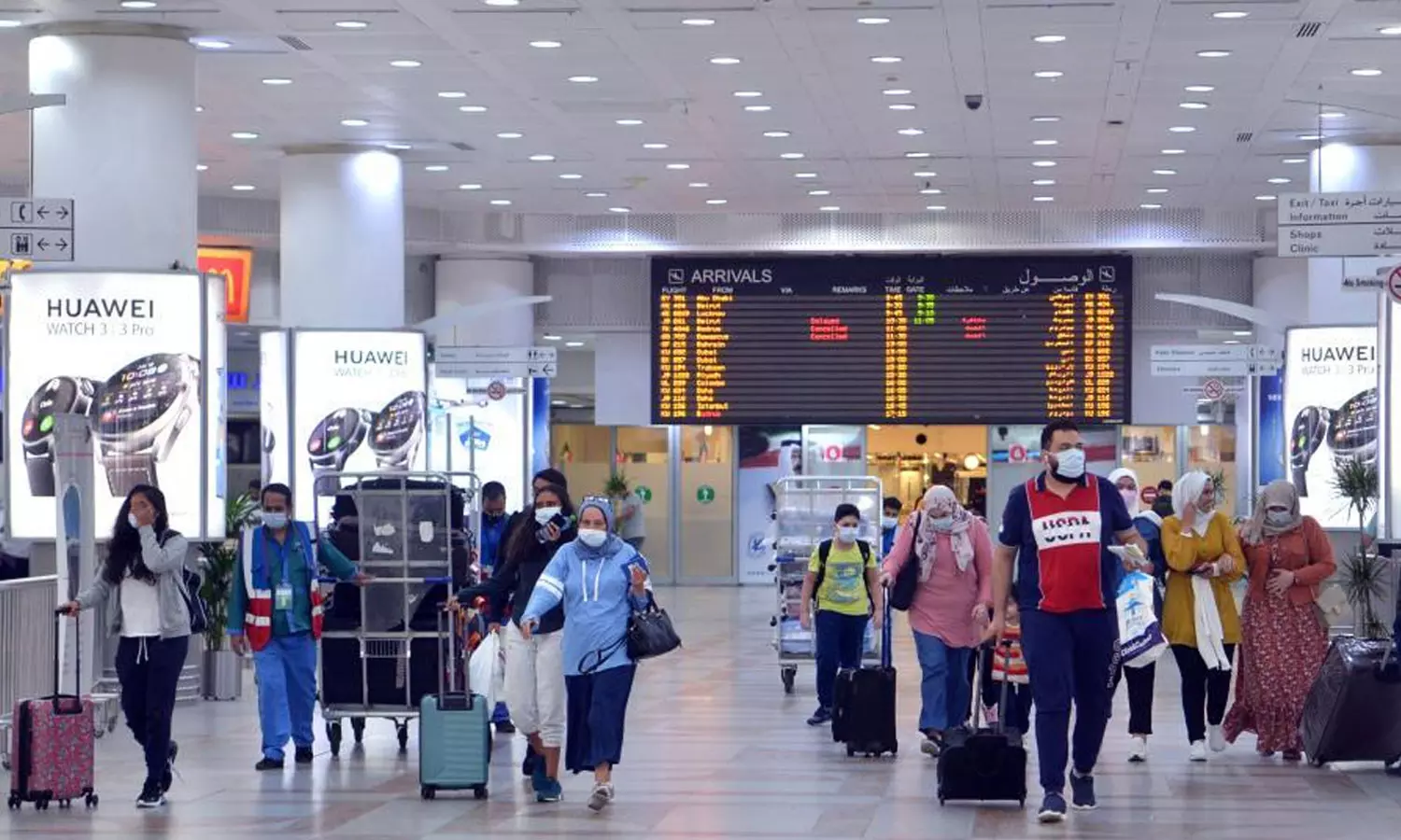 Increase in number of passengers at Kuwait Airport Increase in number of passengers at Kuwait Airport