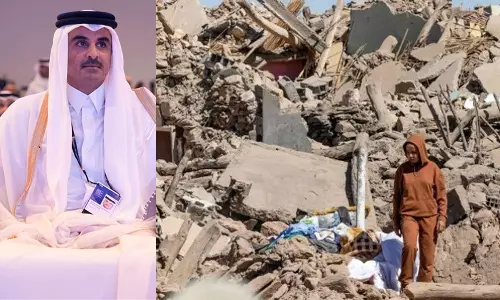 Qatar helping hands to Morocco rescue team has arrived