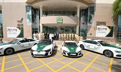 ദുബൈ പൊലീസിന്​ 100 ഔഡി കാറുകൾ