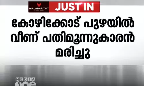 കോഴിക്കോട് മാമ്പുഴ പാലത്തിന് സമീപം പുഴയിൽ വീണ് 13 കാരൻ മരിച്ചു