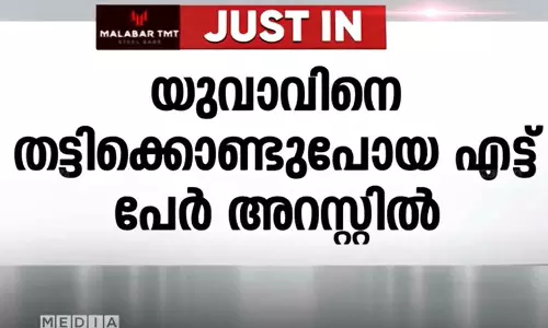 ഒറ്റപ്പാലത്ത് യുവാവിനെ കാറിൽ തട്ടിക്കൊണ്ടുപോയ കേസിൽ എട്ട് പേർ അറസ്റ്റിൽ