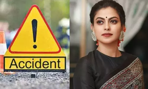 Actress Anushrees car accident, two people injured, car accident, anusree,നടി അനുശ്രീയുടെ കാർ അപകടത്തിൽ രണ്ട് പേർക്ക് പരിക്ക്, വാഹനാപകടം, അനുശ്രീ