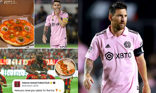 ഇതാ നിങ്ങളുടെ പിസ; മയാമിയുടെ തോൽവിക്ക് പിന്നാലെ മെസ്സിയെ ട്രോളി അറ്റ്‌ലാന്‍റ യുണൈറ്റഡ്