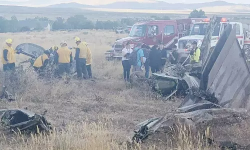 2 pilots were killed in a collision at a Reno air show in US, National Championship Air Races and Air Show in Reno, Nevada, National Championship Air Races accident