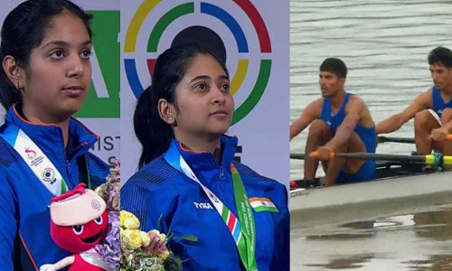 Hangzhou Asian Games; India win silver in womens 10m air rifle and rowing
