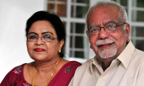 കുരക്കുന്ന പട്ടികളുടെ വായ അടക്കാൻ നമുക്ക് പറ്റില്ലല്ലോ: കെ.ജി ജോർജിനെ വൃദ്ധസദനത്തിൽ ഉപേക്ഷിച്ച് സുഖവാസത്തിന് പോയെന്ന ആരോപണത്തിന് മറുപടിയുമായി ഭാര്യ