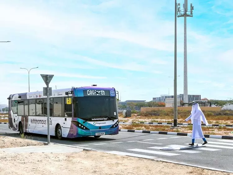 tests for driverless buses