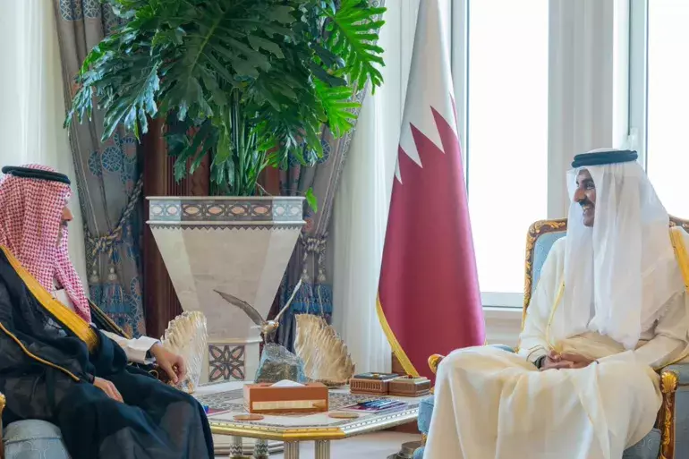 Emir of Qatar met with Saudi Foreign Minister