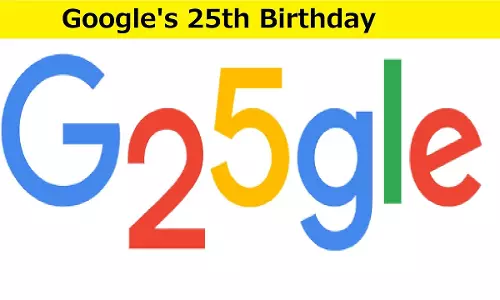 googles 25th birthday
