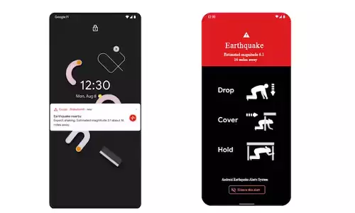 ഫോണിൽ ഭൂകമ്പ മുന്നറിയിപ്പ് സന്ദേശം; പുതിയ ഫീച്ചർ ഇന്ത്യയിലവതരിപ്പിച്ച് ഗൂഗിൾ