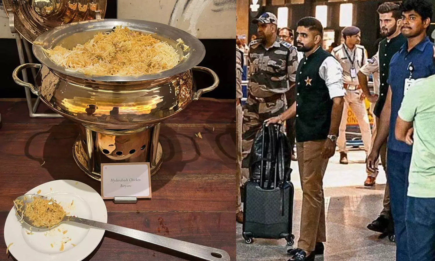 Lamb chops, mutton curry, Hyderabad biryani, Pakistan team