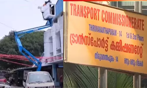 കെഎസ്ഇബിയുടെ ഏരിയൽ ലിഫ്റ്റ് വാഹനങ്ങൾക്ക് അനുമതി നൽകാനാകില്ലെന്ന് എം.വി.ഡി; തീരുമാനം എടുക്കണമെന്നാവശ്യപ്പെട്ട് സര്‍ക്കാറിന് കത്ത്