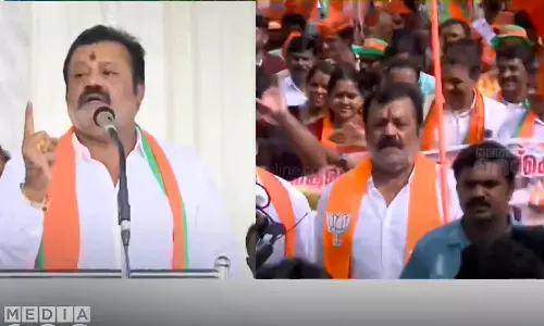 cooperative conservation walk led by Suresh Gopi started from Karuvannur