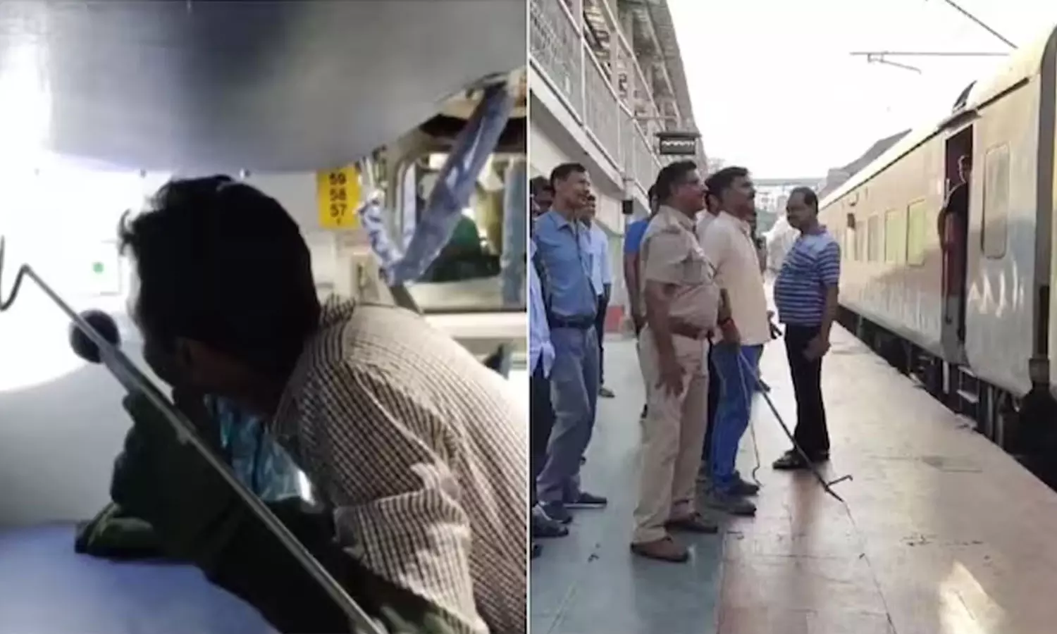 Snake on Magadh Express train in UP triggers panic, rescue team called Snake on Magadh Express train in UP triggers panic, rescue team called