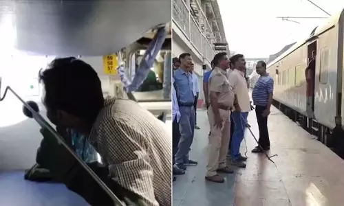 Snake on Magadh Express train in UP triggers panic, rescue team called