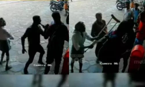 young man brutally beaten up who gave information to police about ganja gang