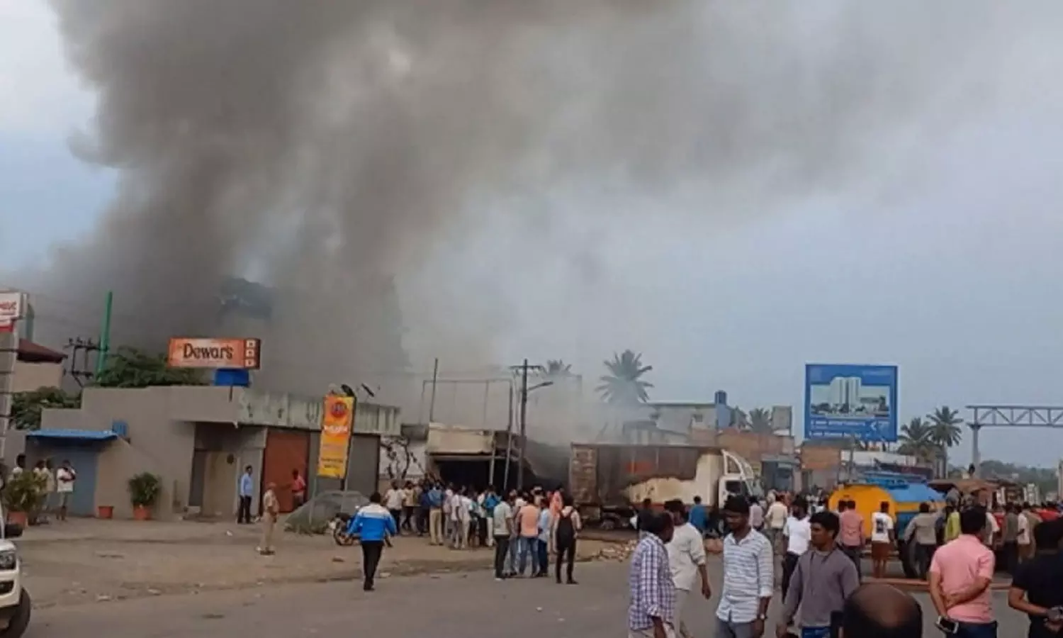 Bengaluru cracker shop fire,