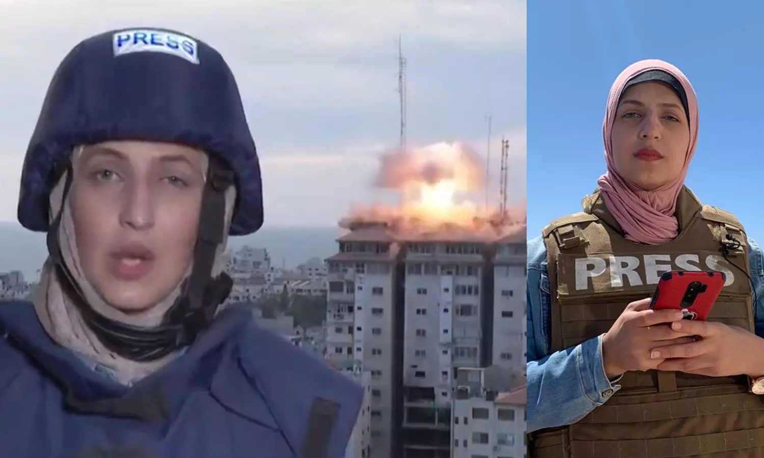 ലൈവിനിടെ ഇസ്രായേൽ വ്യോമാക്രമണം; ഞെട്ടിവിറച്ച് അൽ ജസീറ  റിപ്പോർട്ടർ - വീഡിയോ