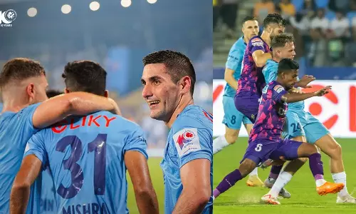 mumbai city fc beats kerala blasters for 2-1 in isl