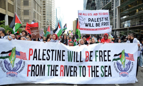 ഇസ്രായേൽ- ഹമാസ് സംഘർഷം; ഫലസ്തീൻ ജനതയ്ക്ക് പിന്തുണയുമായി റാലി