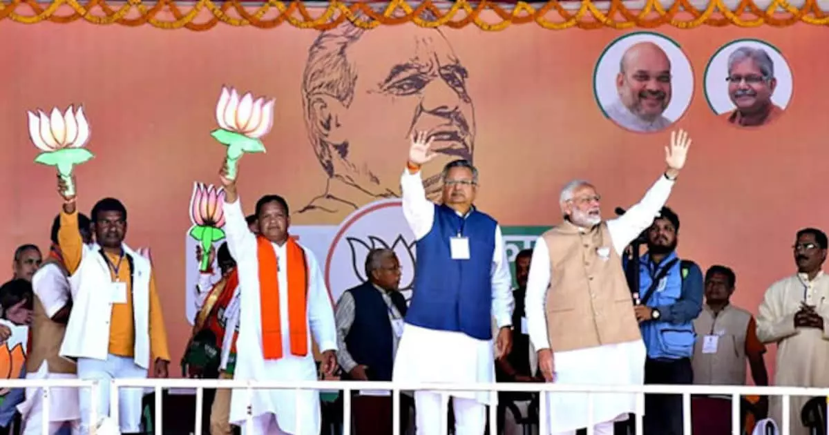 BJP gave another chance to those who failed in Chhattisgarh state Election; Congress in hope of continued rule BJP gave another chance to those who failed in Chhattisgarh state Election; Congress in hope of continued rule