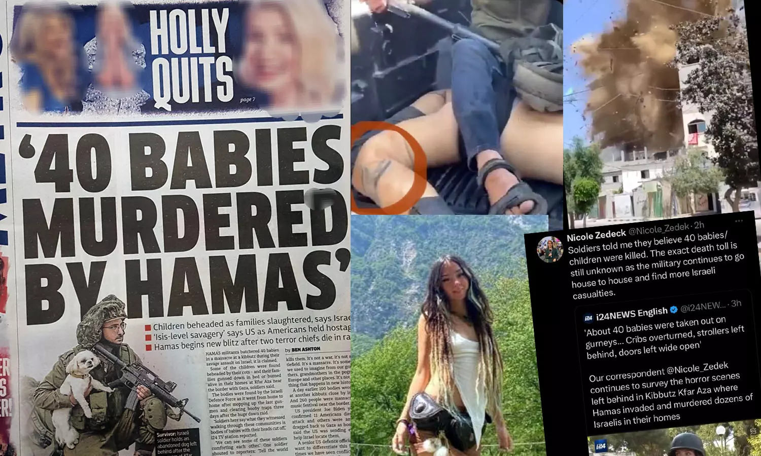 ഇസ്രായേൽ-ഹമാസ് യുദ്ധത്തിനിടെ പ്രചരിച്ച നുണ ബോംബുകൾ