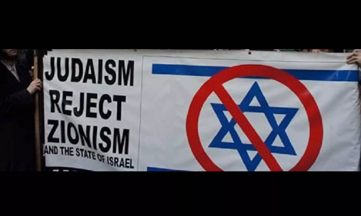 Anti-Zionist Jews protesting the State of Israel are marching on the streets