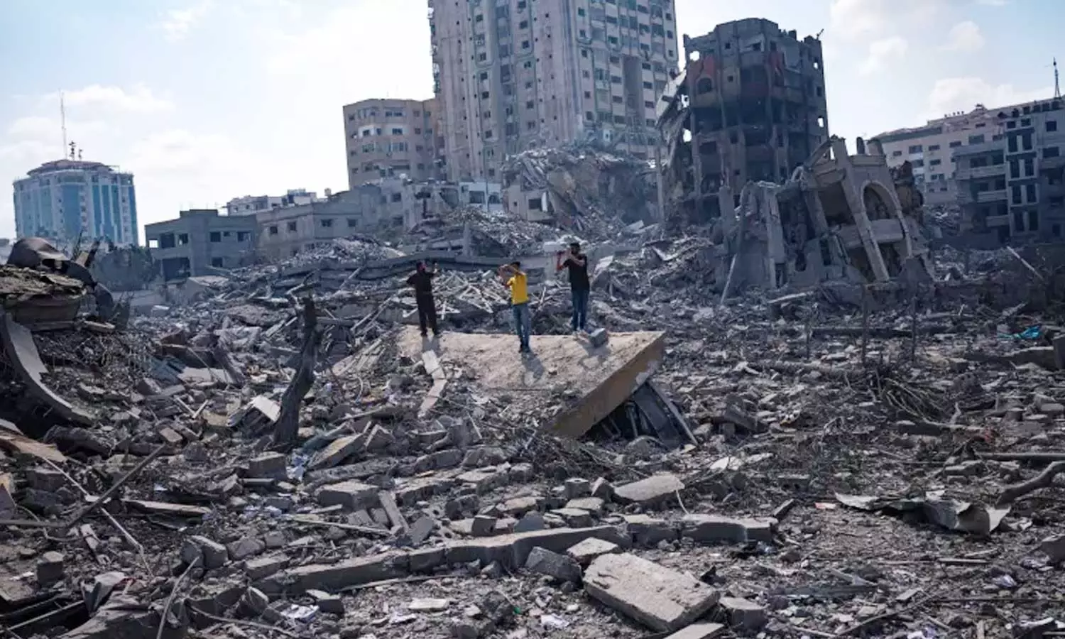 Israeli airstrikes on Palestine continue for sixth consecutive day as the death toll in Gaza rose to 1,417, Death toll rises to to 1,417 in Israel attack on Gaza, Israel attack, Palestine-Israel war 2023,