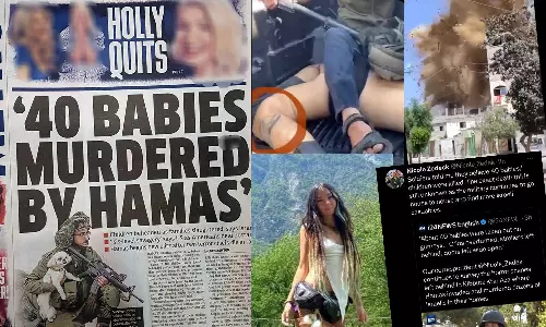 ഇസ്രായേൽ-ഹമാസ് യുദ്ധത്തിനിടെ പ്രചരിച്ച നുണ ബോംബുകൾ