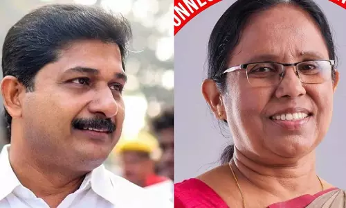 CPM leader M Swaraj in support of Palestinians, Shailaja teacher against Hamas