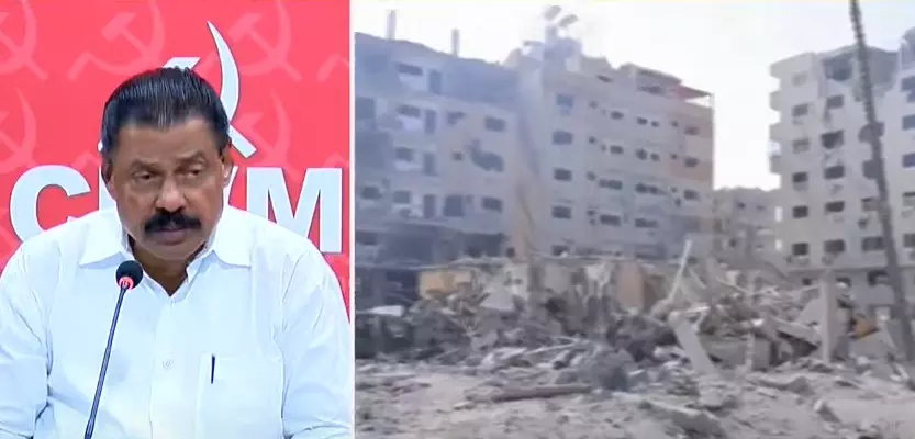 സമാധാനം പുനഃസ്ഥാപിച്ച് ഫലസ്തീന് അർഹതപ്പെട്ട രാജ്യം നൽകണം- എം.വി.ഗോവിന്ദൻ