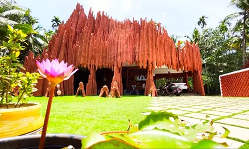 ചിതല്‍പ്പുറ്റ് പോലൊരു കൂറ്റന്‍ വീട്