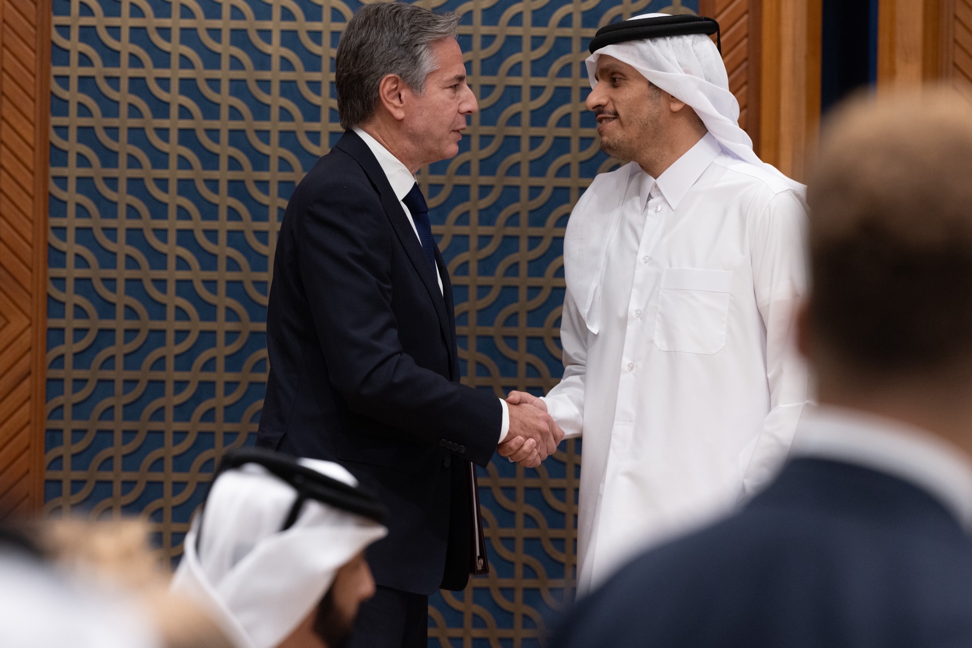 Secretary Antony J. Blinken With Qatari Prime Minister