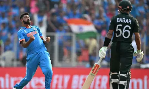 Babar Azam wicket in Siraj ball