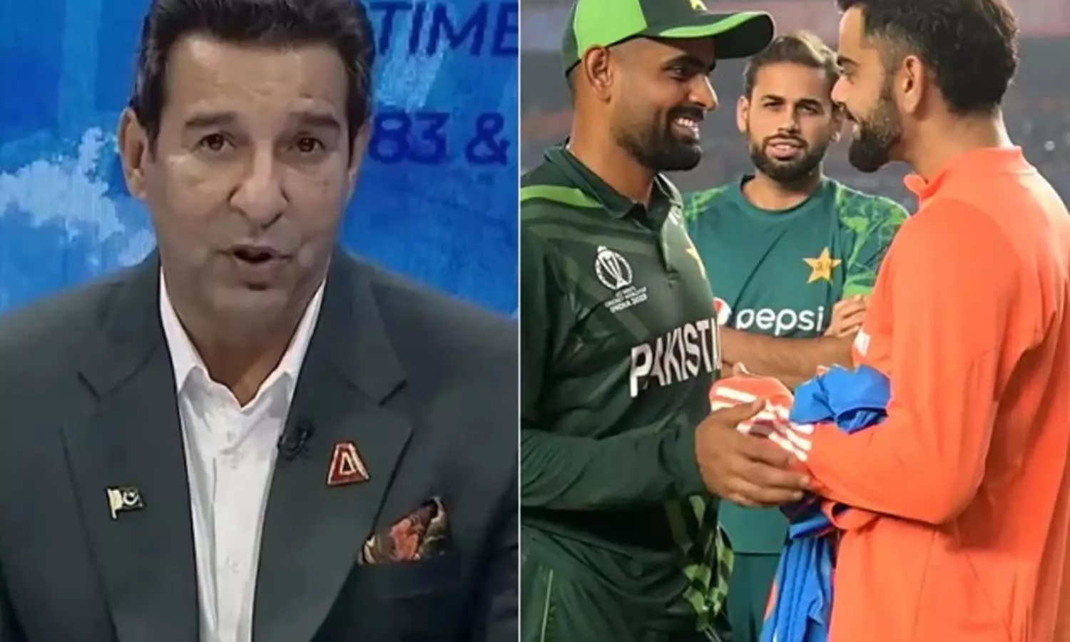 അമ്മാവന്റെ മകന് കോഹ്ലിയുടെ ജേഴ്‌സി വേണമെങ്കിൽ...; ബാബറിനെ രൂക്ഷമായി വിമര്‍ശിച്ച് അക്രം